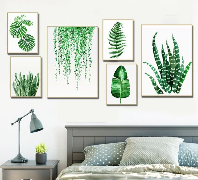 25+ mẫu tranh tranh trang trí đầu giường giúp rước lộc vào nhà 6