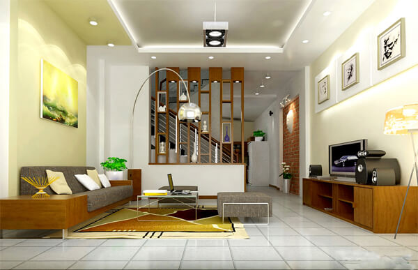 Bí quyết trang trí phòng khách nhà ống đẹp hợp phong thủy Bí quyết trang trí phòng khách nhà ống đẹp hợp phong thủy